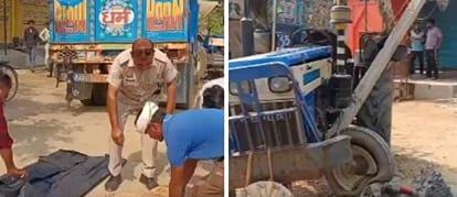 मथुरा में सड़क हादसा, ट्रैक्टर-ट्रॉली ने साइकिल सवार बुजुर्ग को रौंदा, मौके पर हुई मौत