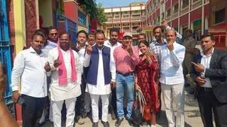 प्रयागराज में स्नातक MLC चुनाव के दौरान हंगामा, 32.86% मतदान; आरोप-प्रत्यारोप से गरमाया माहौल