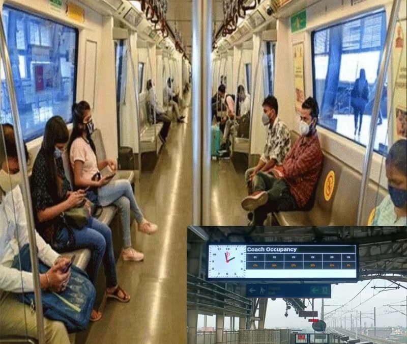 दिल्ली मेट्रो में सफर होगा आसान, डिस्प्ले बोर्ड पर दिखेगी कोच की लाइव भीड़